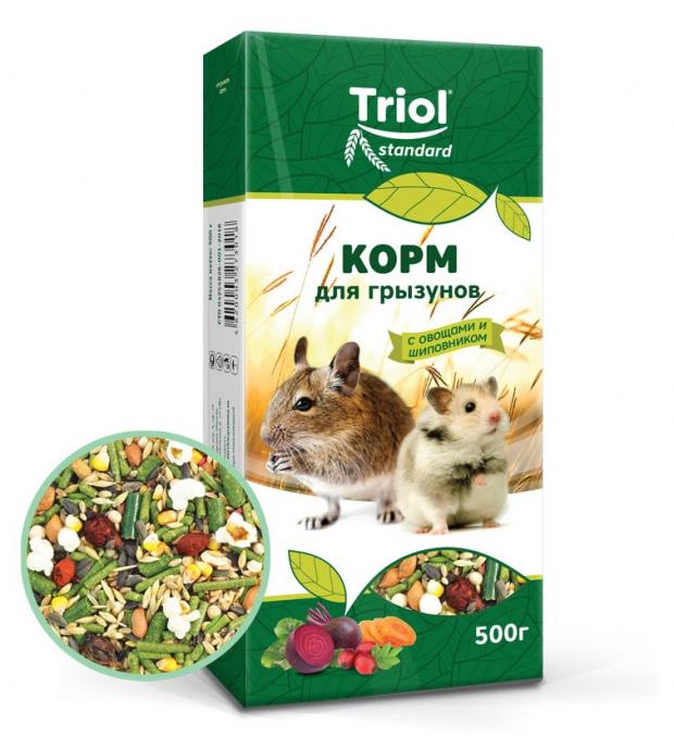 Корм для грызунов Triol с овощами и шиповником, 500 г