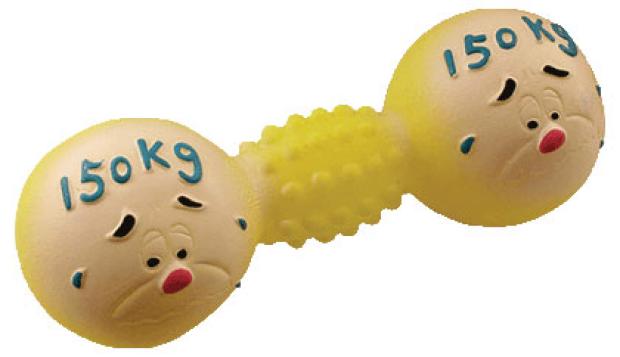 

Игрушка для собак Зооник гантель, 15 см