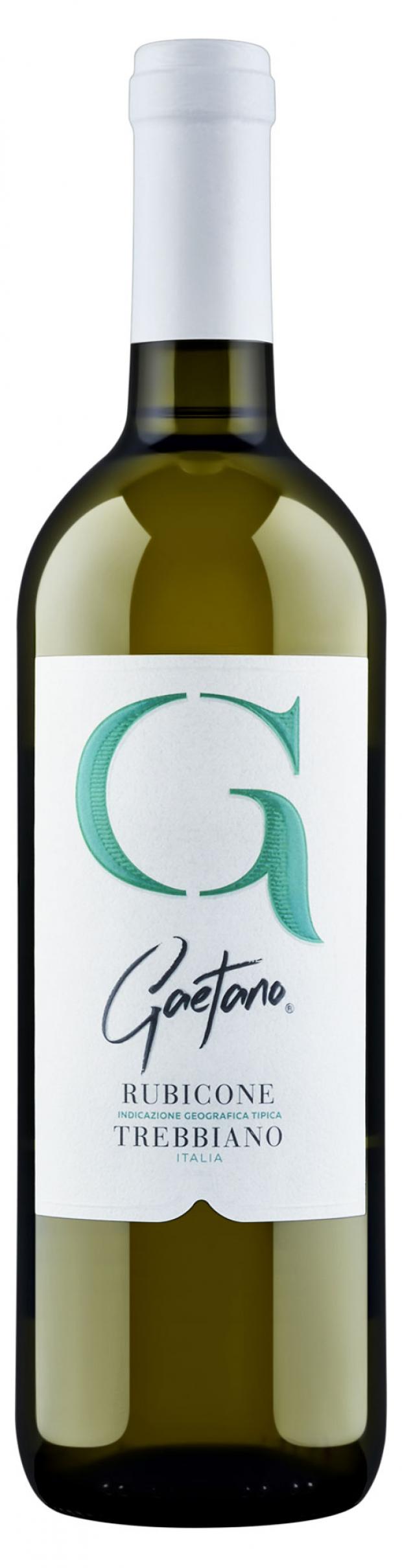 Вино Gaetano Trebbiano белое сухое Италия, 0,75 л