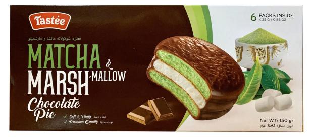 

Печенье Tastee Чокопай с чаем матча, 150 г