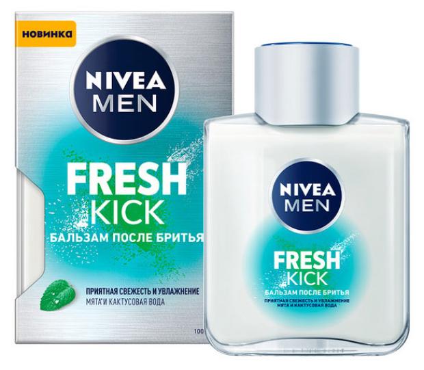 

Бальзам после бритья NIVEA MEN Fresh Kick приятная свежесть с мятой, 100 мл