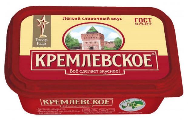 Спред растительно-жировой Кремлевское 60%, 250 г спред растительно жировой россиянка 72 5% 180 г