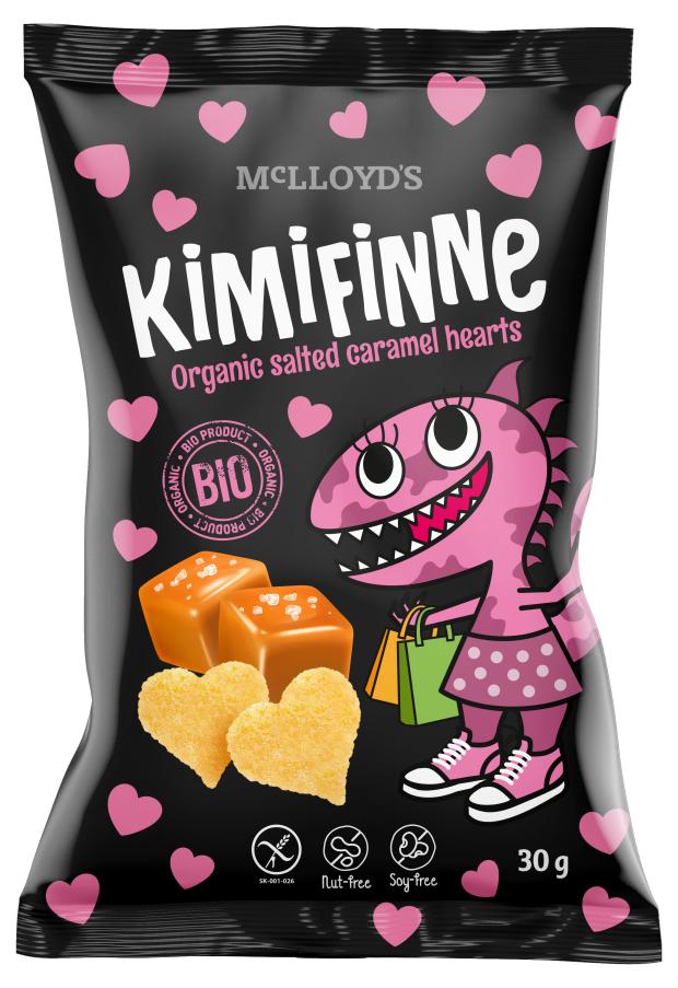 

Снек кукурузный Kimifinne со вкусом соленой карамели, 30 г