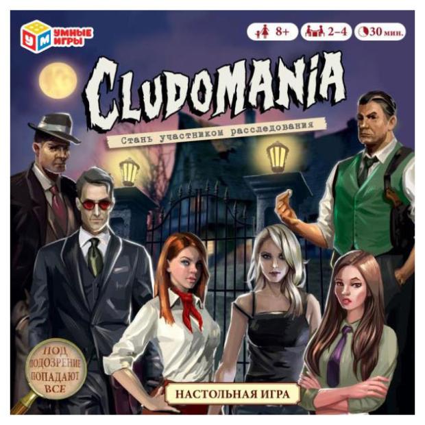 Настольная игра-ходилка Умные игры Cludomania, 250х250х55 мм