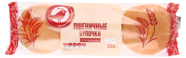 Булочки АШАН Красная птица пшеничные 210 г 39₽