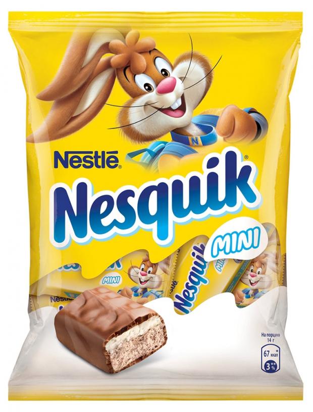 

Конфеты Nesquik шоколадные мини, 171 г