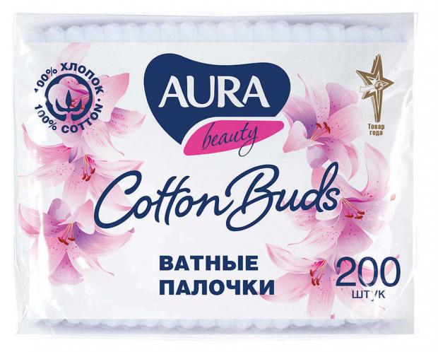 Ватные палочки Aura, 200 шт