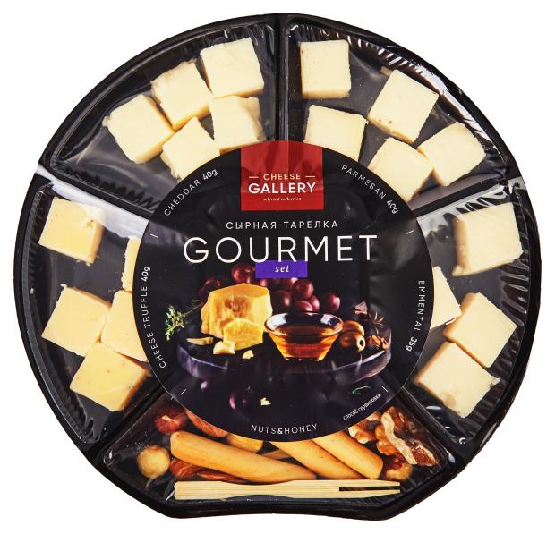 

Сыр полутвердый Сырная тарелка Cheese Gallery Premium Set 38% БЗМЖ, 205 г