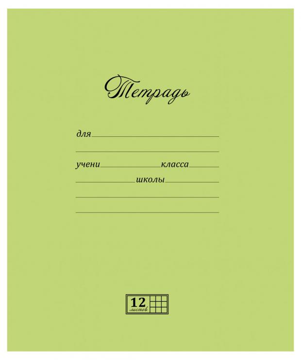 Тетрадь школьная ПЗМБв клетку А5 12 л 14₽