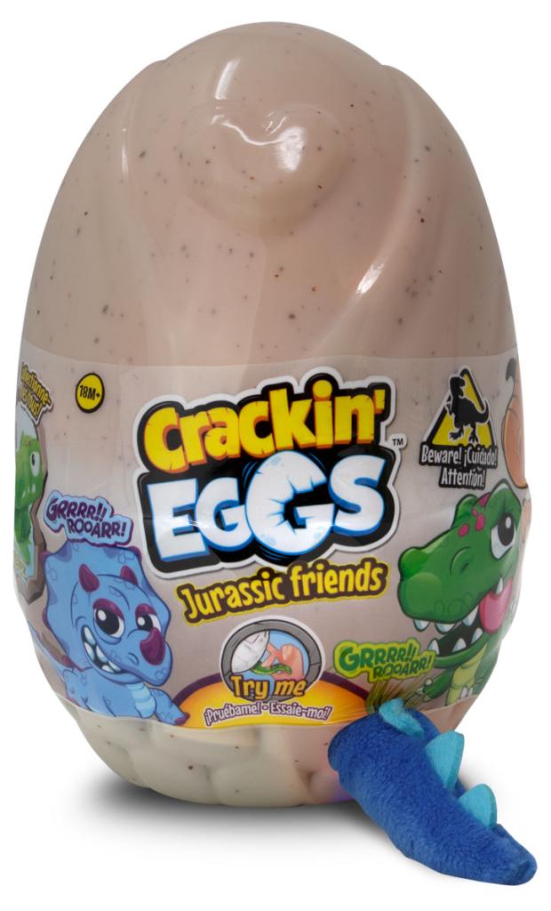 Игрушка-сюрприз мягкая Cracking Eggs Jurassic friends Динозавр в мини яйце, 1 шт