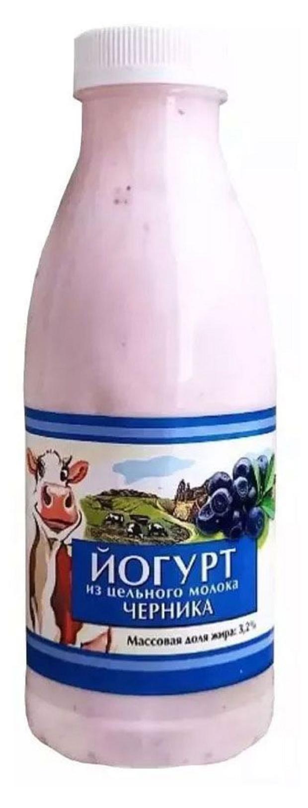 Йогурт питьевой Сибирские продукты черника 3,2% БЗМЖ, 500 мл