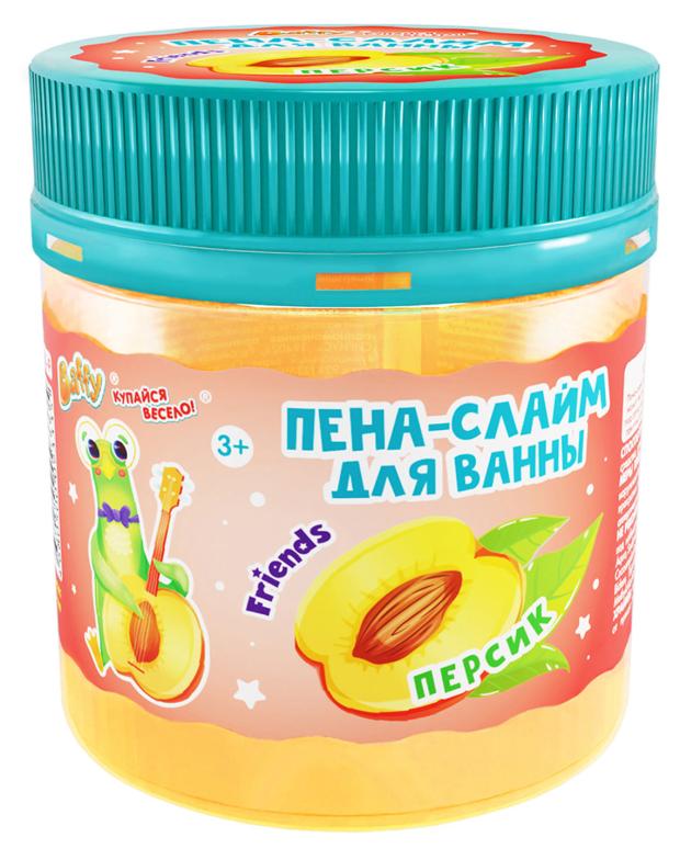

Пена-слайм для ванны детская Baffy Персик, 150 мл
