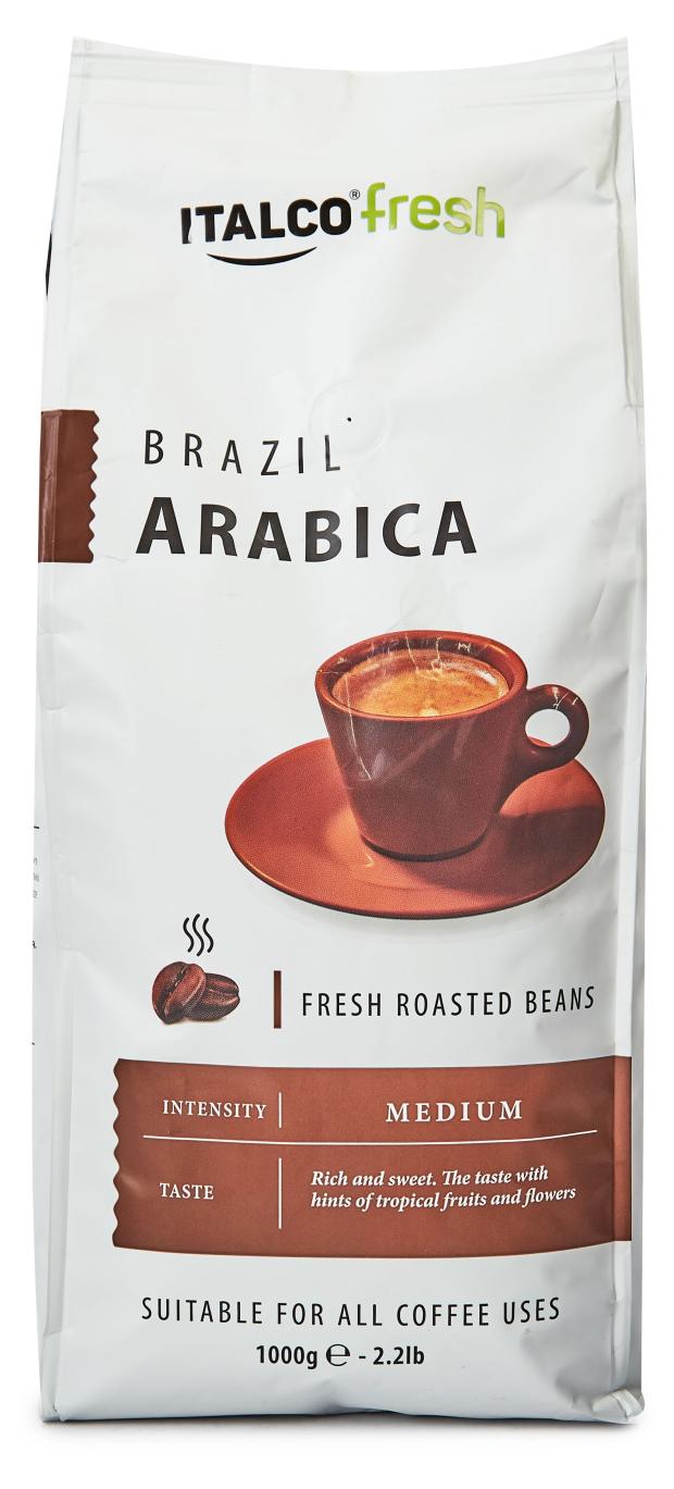 Кофе в зернах ITALCO Arabica Brazil 1 кг 2962₽