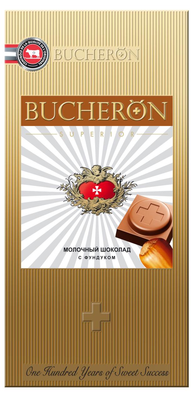 

Шоколад молочный BUCHERON Superior с фундуком, 100 г