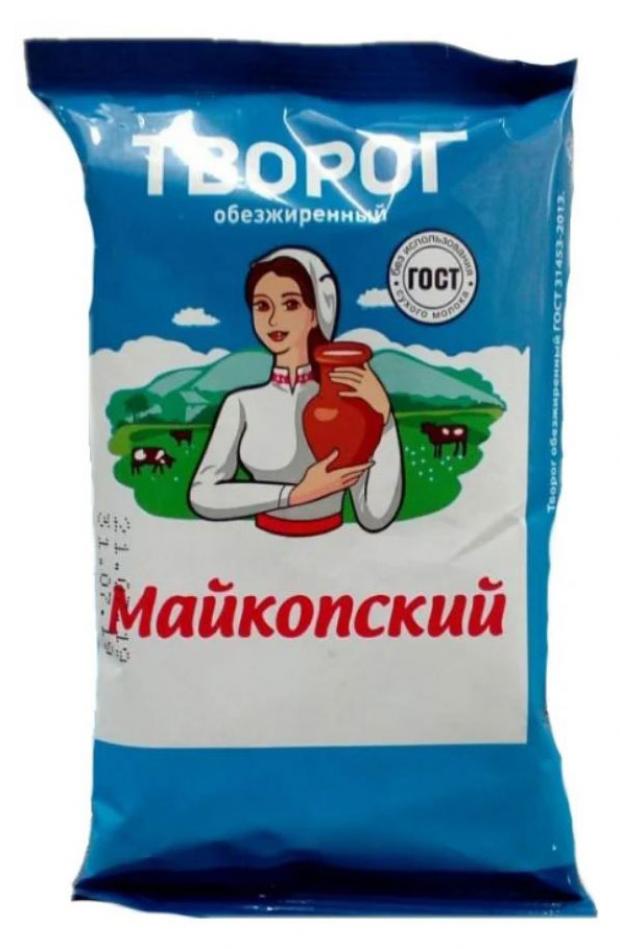 Творог Майкопский обезжиренный БЗМЖ, 170 г