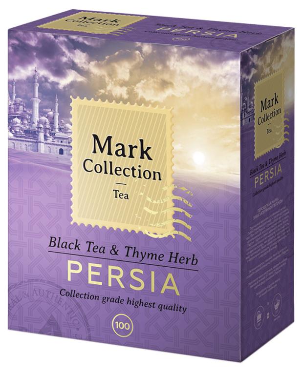 Чай черный Mark Collection PERSIA с чабрецом, 100 пакетиков