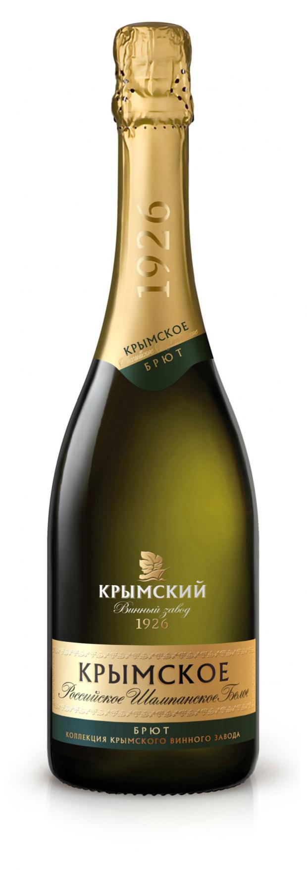 Игристое вино Крымский Винный Завод Крымское красное полусладкое Россия, 0,75 л
