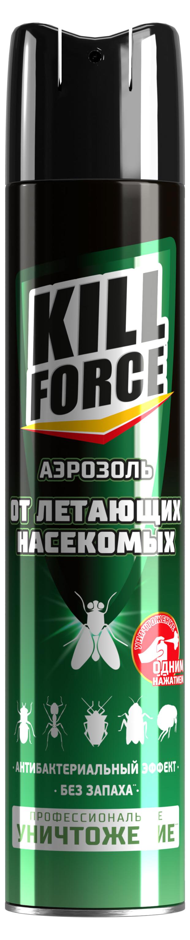 Аэрозоль инсектицидный Kill Force от летающих 350 мл аэрозоль инсектицидный kill force от летающих 350 мл