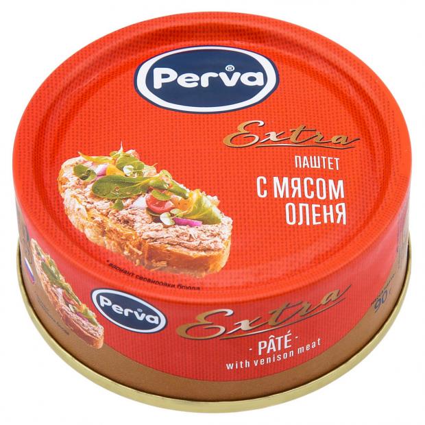 Паштет Perva Extra Охотничий с мясом оленя, 90 г