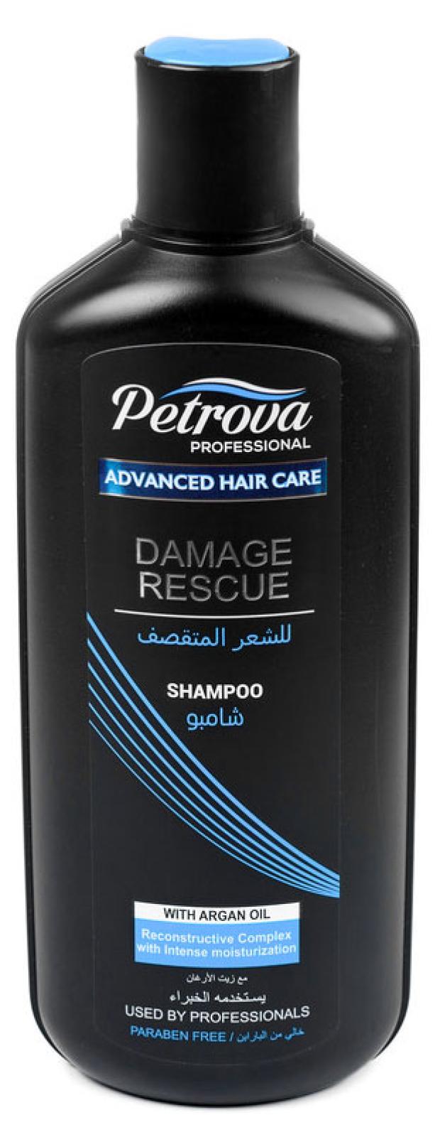

Шампунь для сухих волос Petrova Аdvanced hair care-damage rescue Профессиональный уход от повреждений, 400 мл