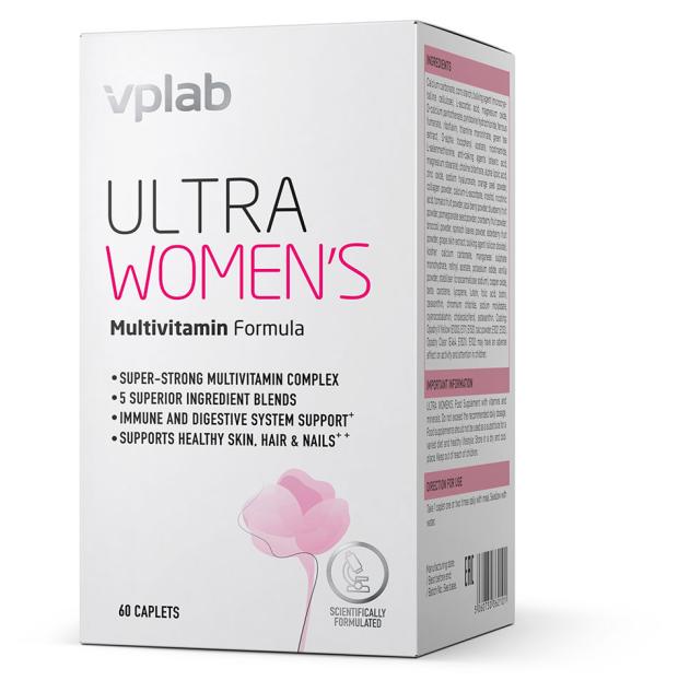 Витаминно-минеральный комплекс для женщин VPLAB Ultra Women's Multivitamin Formula, 60 таблеток