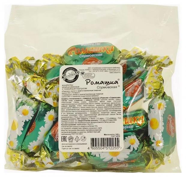 Конфеты Сормовская кондитерская фабрика Ромашка, 245 г