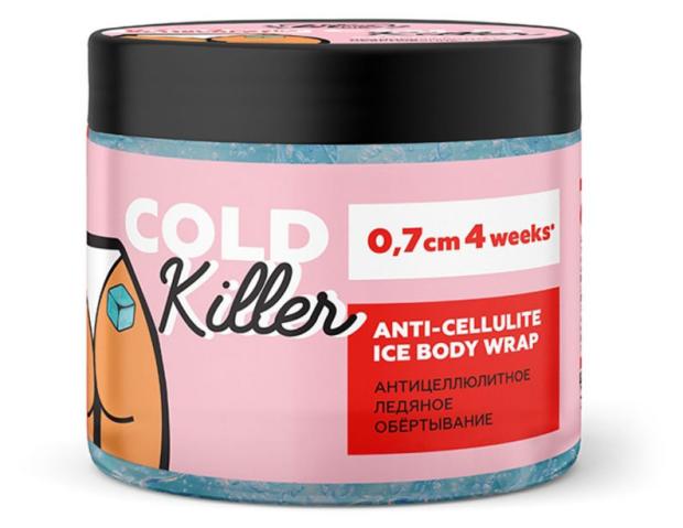 Обертывание для тела MonoLove BIO Cold Killer Антицеллюлитное ледяное, 380 г обертывание для тела monolove bio разогревающее антицеллюлитное обертывание для тела hot killer