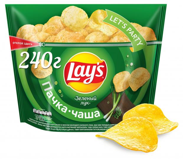 

Чипсы Lay's зеленый лук, 240 г