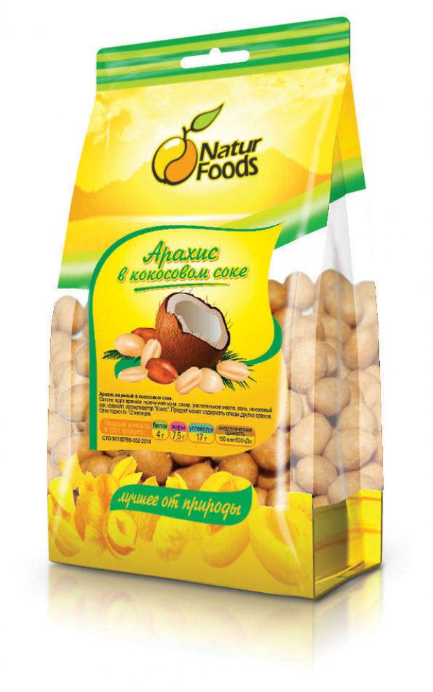 

Арахис в глазури NaturFoods в кокосовом соке, 150 г