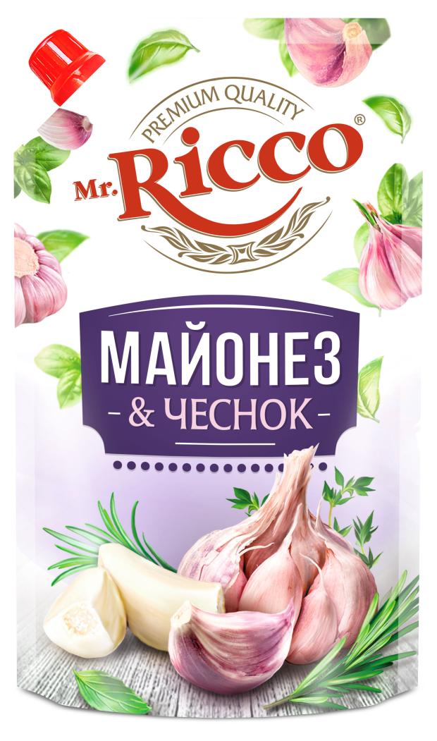 Майонез Mr. Ricco Чеснок 50%, 375 г