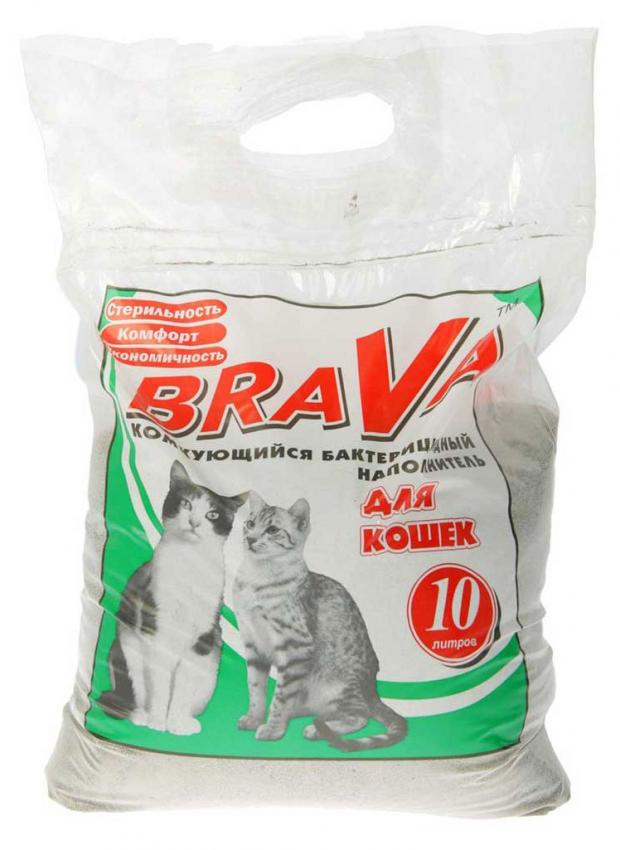 

Наполнитель для кошек Brava Комкующийся, 10 л