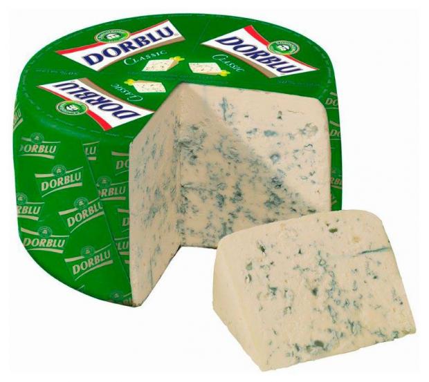 Сыр мягкий Dorblu Classic с голубой плесенью 50% БЗМЖ, вес