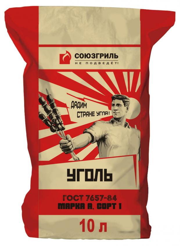 

Уголь Союзгриль 10 л, 1,3 кг
