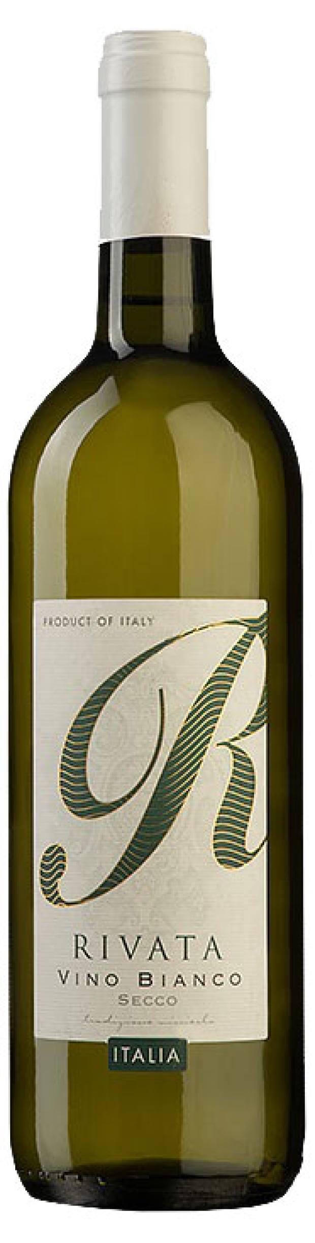 Вино Rivata белое сухое Италия, 0,75 л вино stories of italy trebbiano chardonnay rubicone белое сухое италия 0 75 л