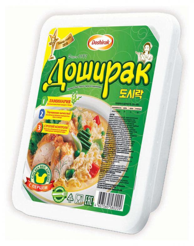 лапша быстрого приготовления доширак premium со вкусом курицы 140 г Лапша быстрого приготовления Доширак со вкусом курицы острый, 90 г