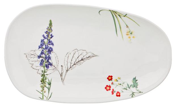 

Тарелка обеденная Bronco Meadow, 35,5х21х4 см