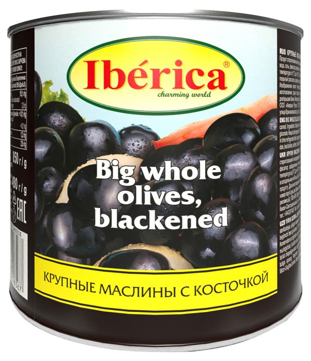 

Маслины черные Iberica гигантские с косточкой, 875 г