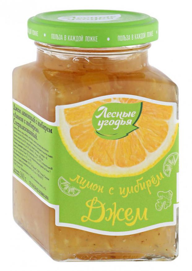 Джем Лесные угодья Лимонный с имбирем, 300 г
