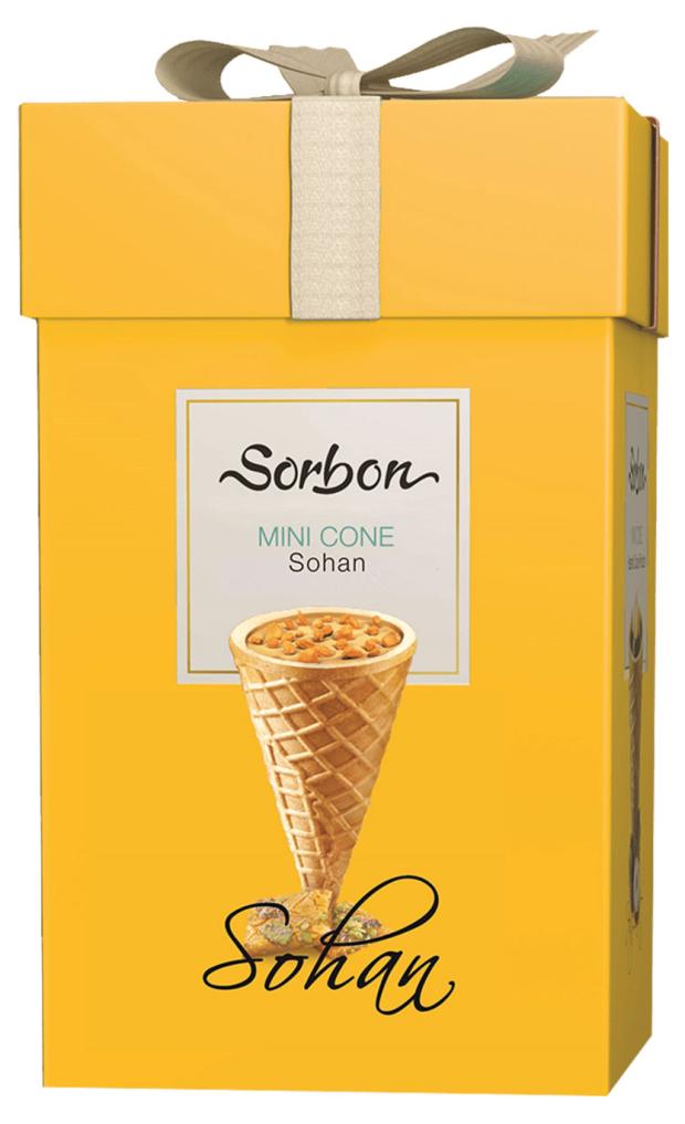 Конфеты Sorbon Мини-рожок хрустящий Сохан и воздушные зерна, 200 г