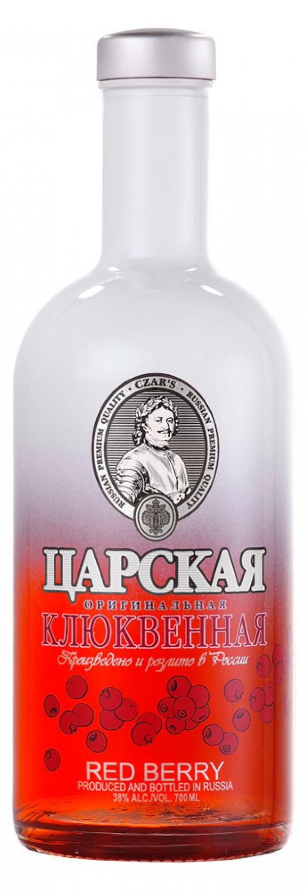 Настойка Царская Клюквенная Россия, 0,7 л настойка царская малина россия 0 7 л