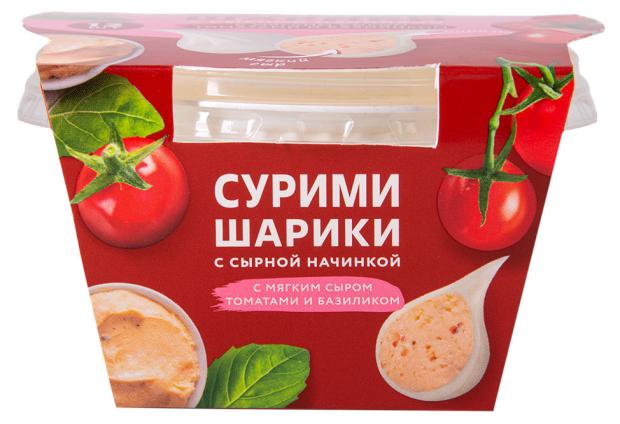 

Сурими-шарики Меридиан с сыром, томатами и базиликом, 100 г