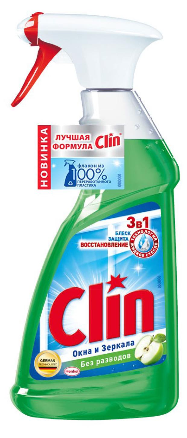 

Средство для мытья окон и зеркал Clin Яблоко, 500 мл