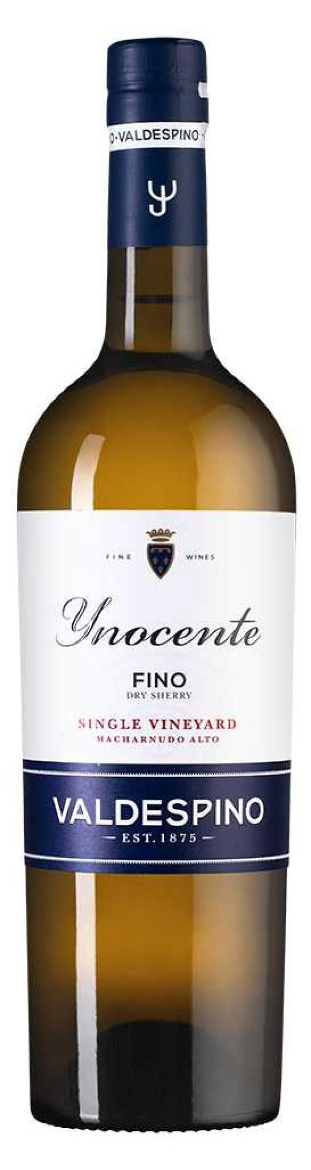 Херес Valdespino Fino Inocente белое сухое Испания, 0,75 л