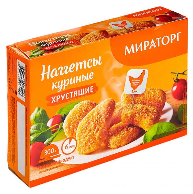 Наггетсы куриные Мираторг хрустящие, 300 г