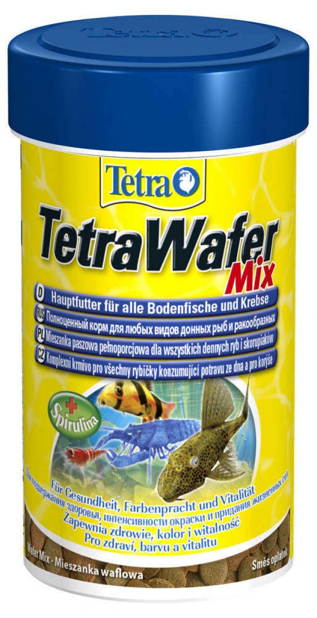 Корм для рыб Tetra Water Mix пластинки для всех видов донных рыб, 100 мл средство tetra crystal water для очистки воды от всех видов мути 100 мл