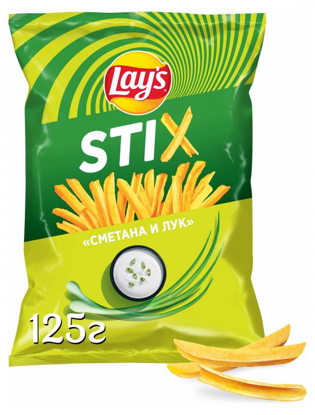 

Чипсы картофельные Lay's Stix со вкусом сметаны и лука, 125 г
