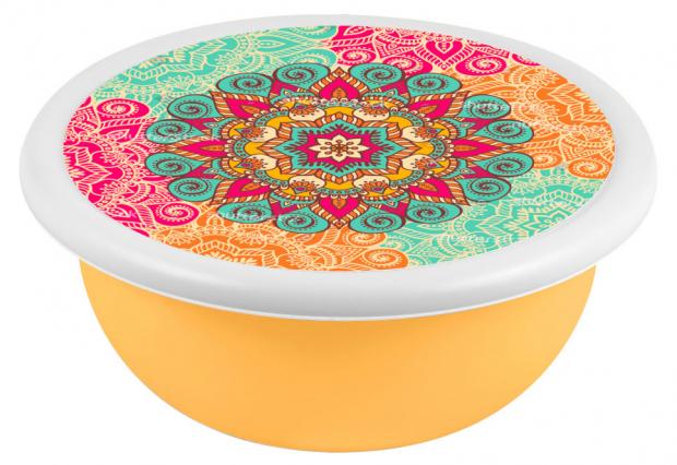 

Миска IDILAND с крышкой с декором, 1,2 л