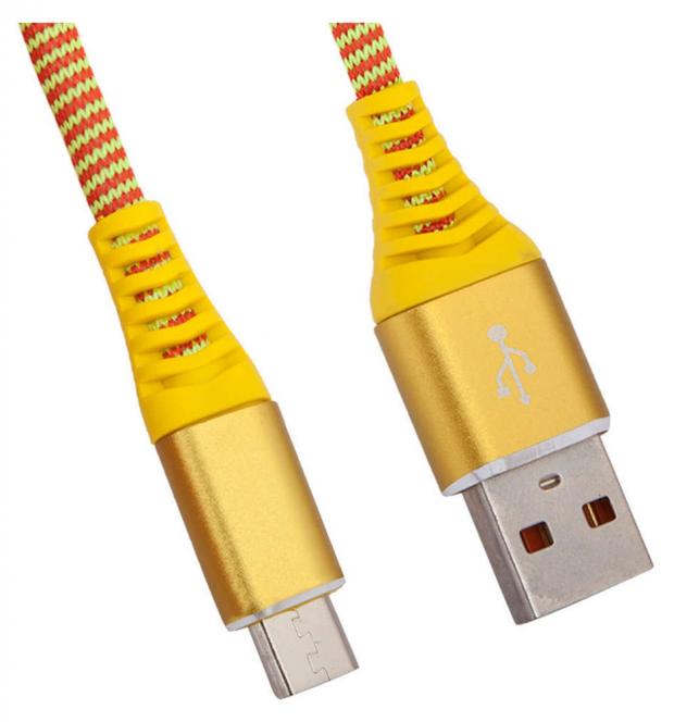 USB кабель Liberty Project Micro USB Носки желтый