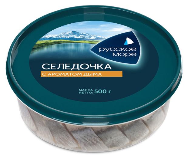 

Сельдь Русское море слабосоленая в масле с ароматом дыма филе-кусочки, 500 г