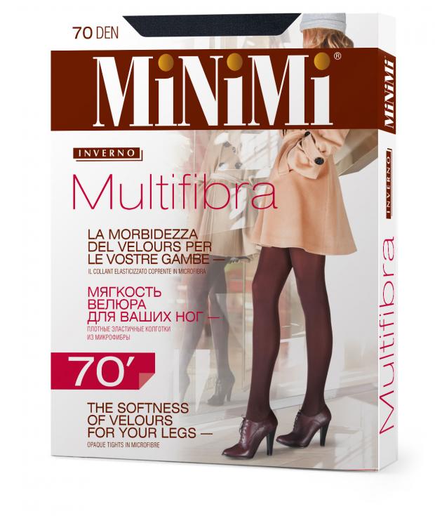Колготки MiNiMi Multifibra 70 fumo, размер 2
